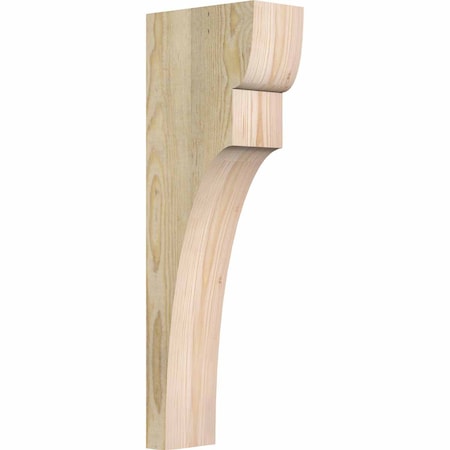 Ekena Millwork Yorktown Rough Sawn Corbel, Douglas Fir, 4"W x 8"D x 24"H COR04X08X24YOR00RDF